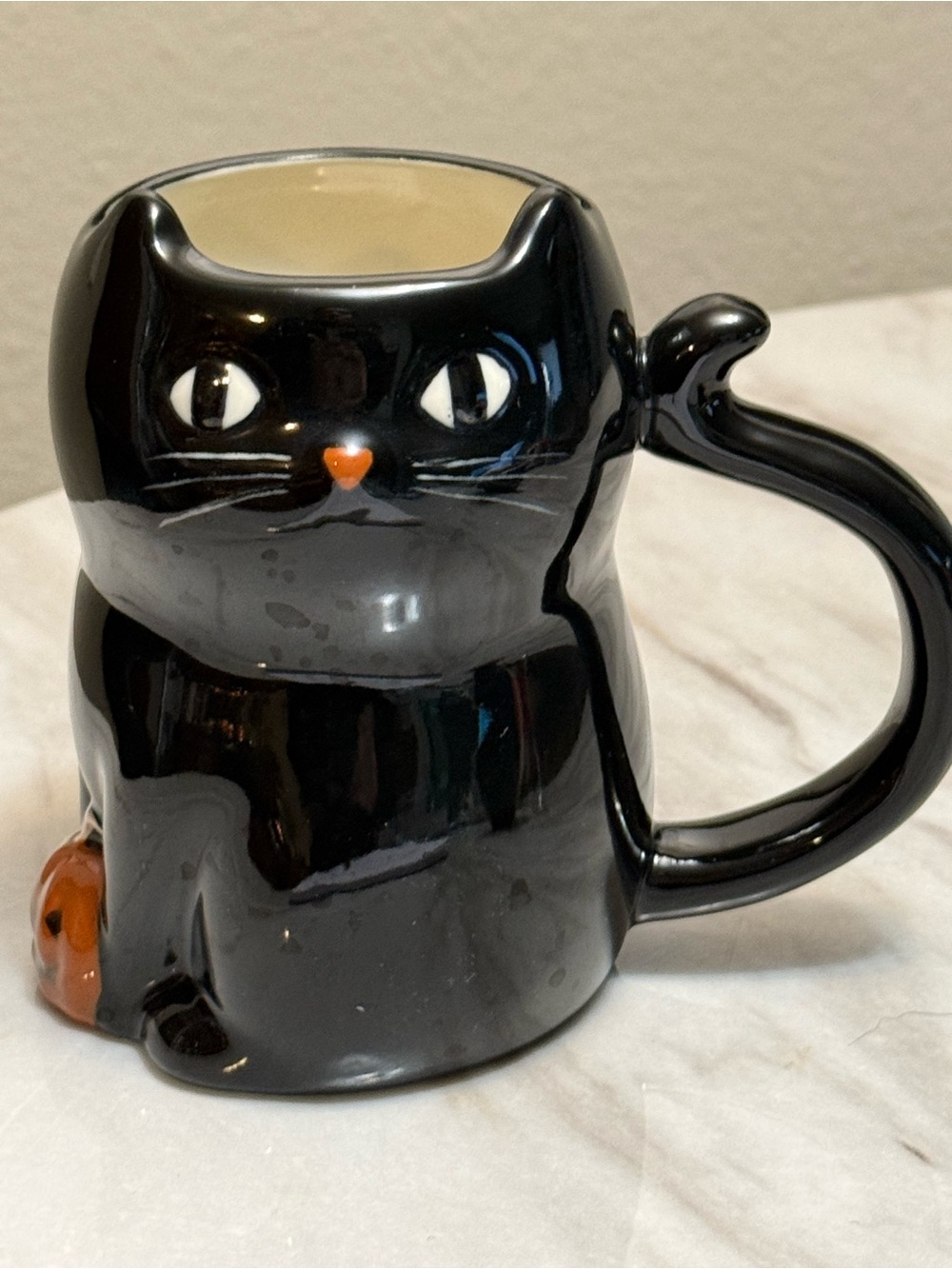 Hyde & Eek! Target brand black cat Halloween coffee mug